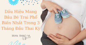 Dấu hiệu mang thai bé trai